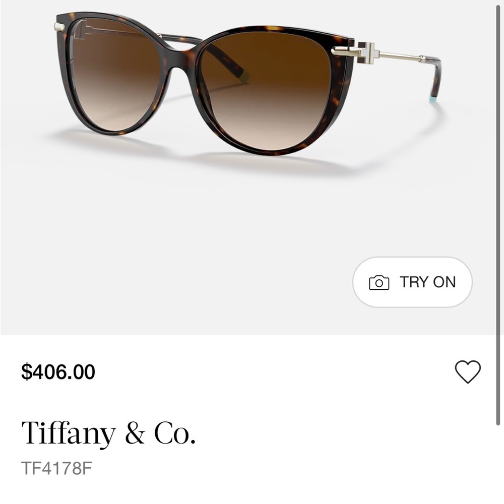 Tiffany & Co. sunglasses brand new style TF4178F